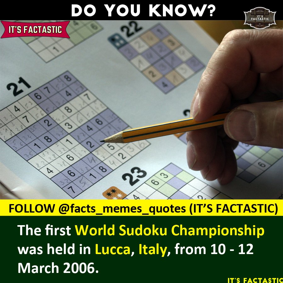 INSTAGRAM POST BY : - @facts_memes_quotes (IT'S FACTASTIC)